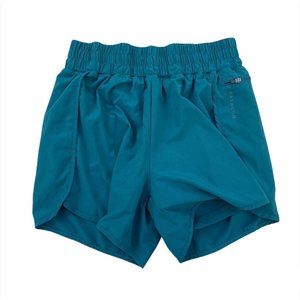 Paragon Fitwear High Rise Track Short Teal Blue M